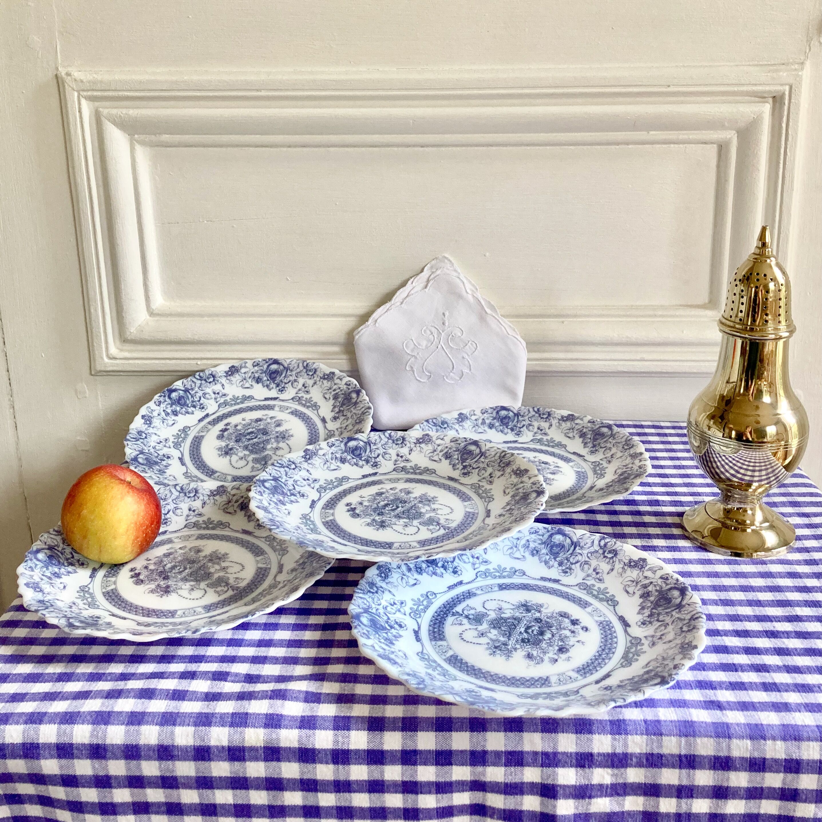 Assiettes à dessert Honorine Arcopal 1980