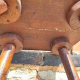 Brutalist rustic stool