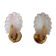 Pair of wall lamps glass sheet