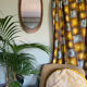 60s mirror in Italian wood