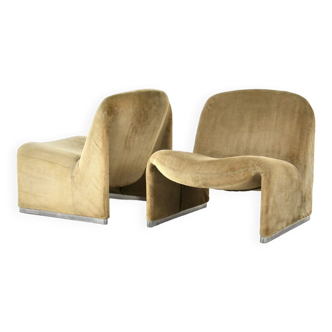 Set of 2 Alky Armchairs by Giancarlo Piretti for Anonima Castelli, 1970s