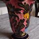 Vallauris vase signed Monaco with fish decoration