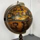 Large vintage Italian classical globe bar cabinet, 1970s