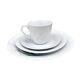 Porcelain breakfast set Wawel, Poland 1980s - set of 4