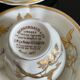 Coffee service Bernardaud Limoges Reine Elisabeth 1957
