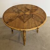 Rattan coffee table
