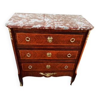 Marquetry chest of drawers