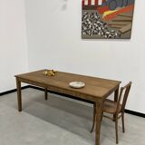 Pine farm table, spindle legs