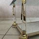 Hollywood Regency Glass Coffee Table