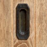 Parisian art deco wardrobe sliding doors solid raw oak