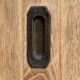 Parisian art deco wardrobe sliding doors solid raw oak