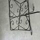 Vintage wrought iron magazine rack