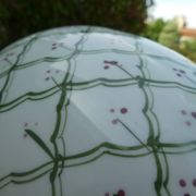 Hand-painted porcelain lamp foot