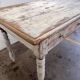 Brocante wooden farmhouse table / white / dining table