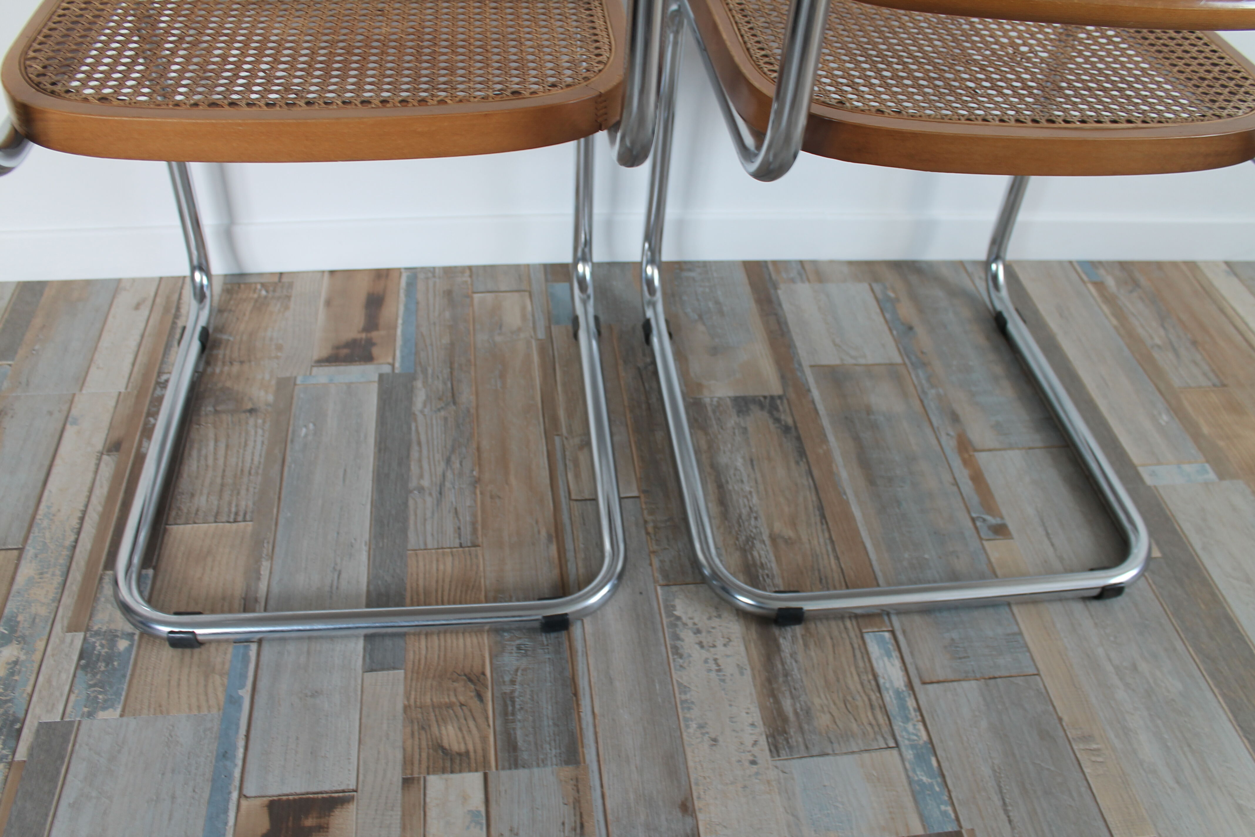 Lot 2 chairs Marcel Breuer Cesca B32