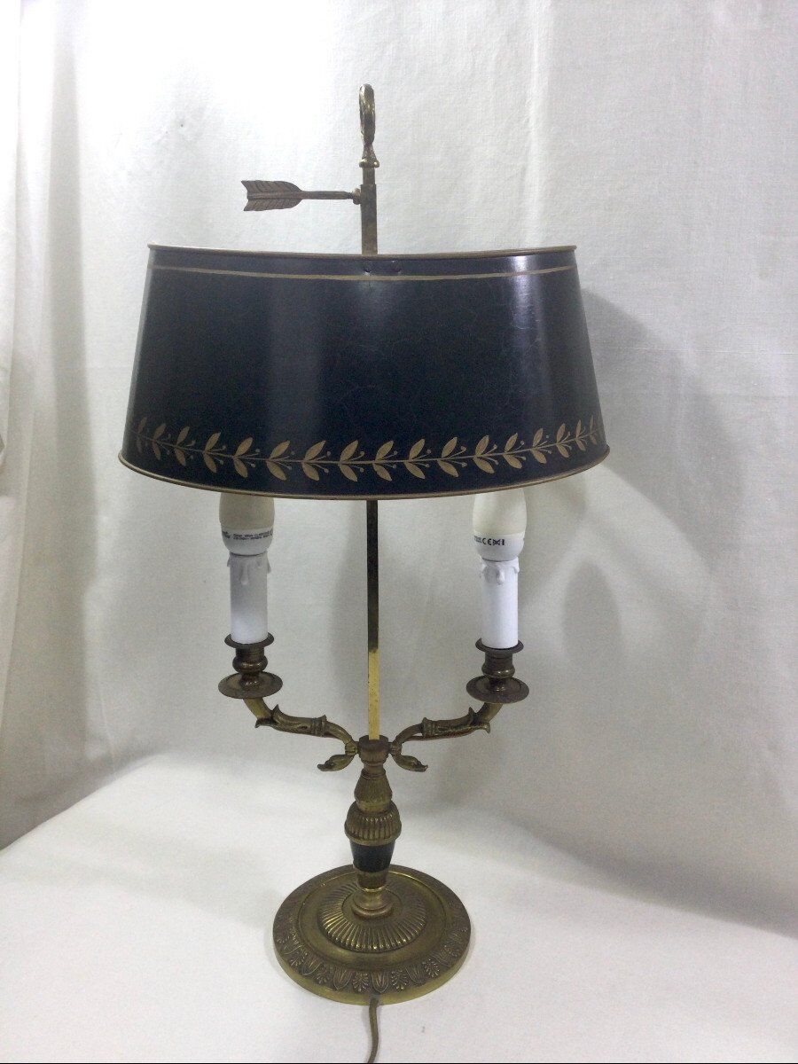 Two light empire hot water bottle lamp