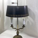 Lampe bouillotte empire à deux lumières