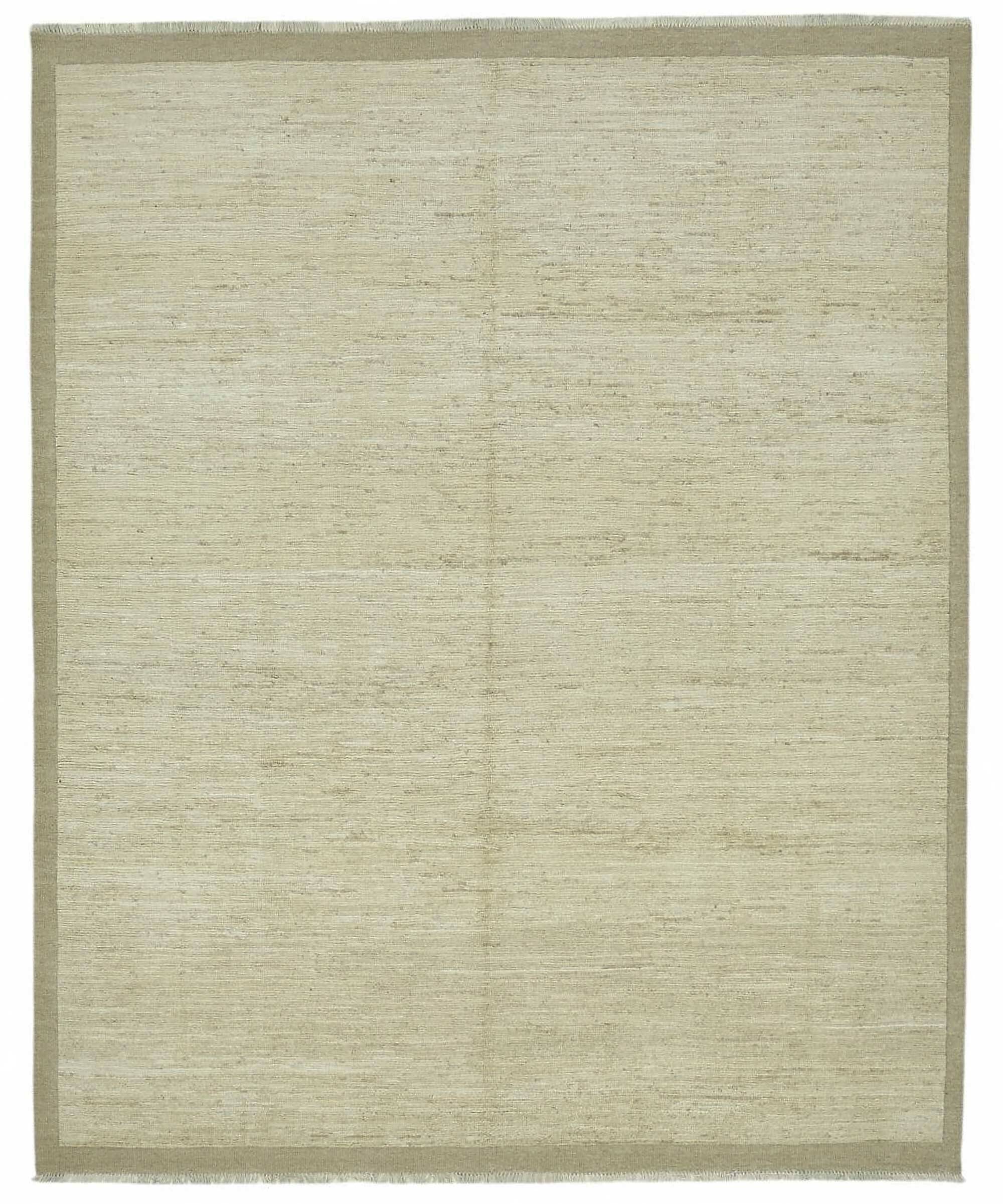 Handmade Tribal Decorative 253 cm x 310 cm Beige Wool Carpet