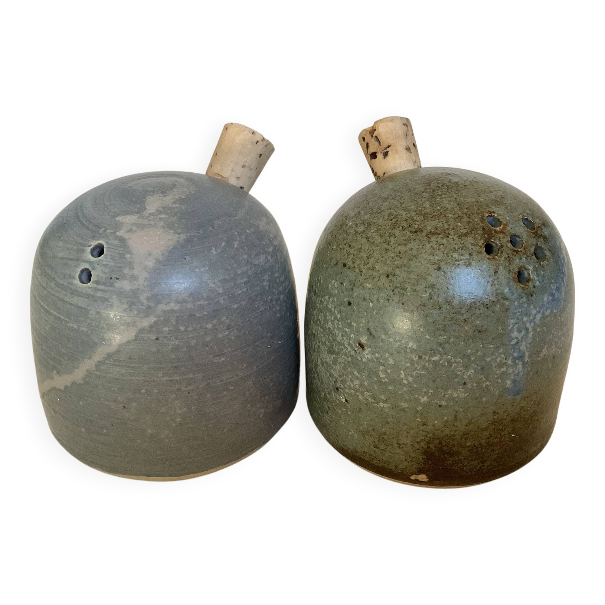 Salt and pepper handmade ceramic