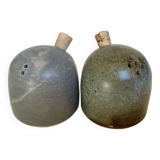 Salt and pepper handmade ceramic