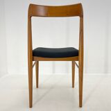 Set of four danish dining chairs, carefully refurbished.