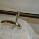 Chrome iron coat rack with hat holder