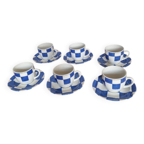 6 tasse à café Habitat modèle Monaco