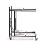 Serving Trolley In Metal And Smoked Glass, Czechoslovakia 1970s
