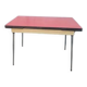 Table en formica rouge