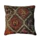 VINTAGE TURKISH KILIM CUSHION COVER , 45 X 45 CM