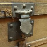 Antique curved transport trunk circa 1900 B.Vinay