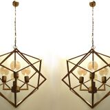 Modern chandelier, 3 lights, 20th century.