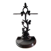 Enamelled cast iron umbrella stand