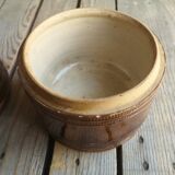 2 decorative sandstone boxes with lid