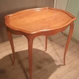 Side table in cherry wood, Louis XV style.