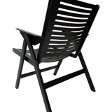 Niko Kralj Slovenian Rex Plywood Folding Chair for Stol 1950s in Black