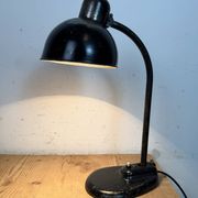 Lampe de table industrielle Bauhaus noire, années 1930