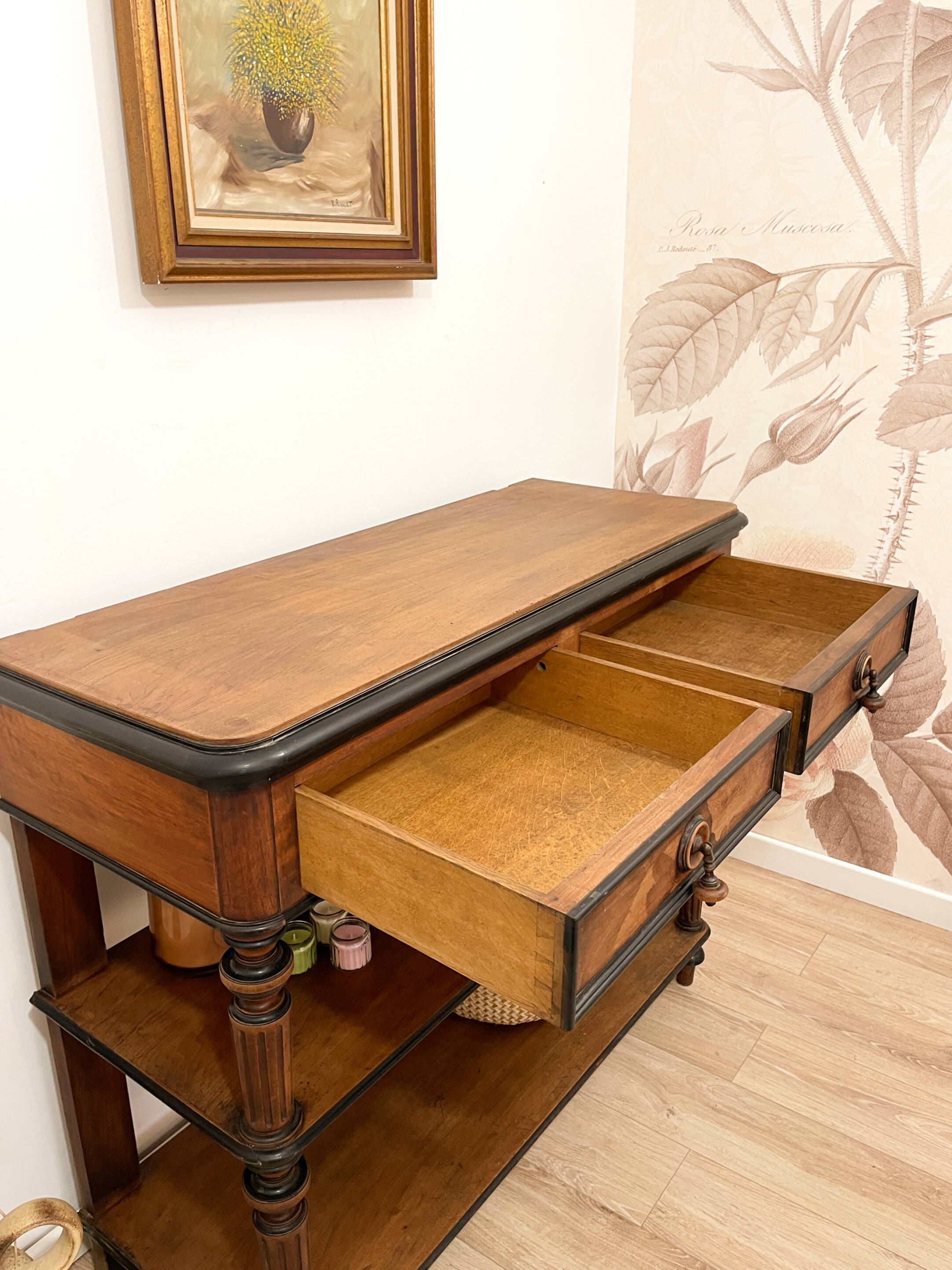 Buffet / Walnut dessert table - Early 20th century