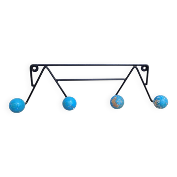 60s wall coat rack