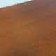 Double-sided executive desk sled legs vintage Scandinavian style in teak from the 60s