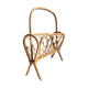 Rattan vintage magazine rack