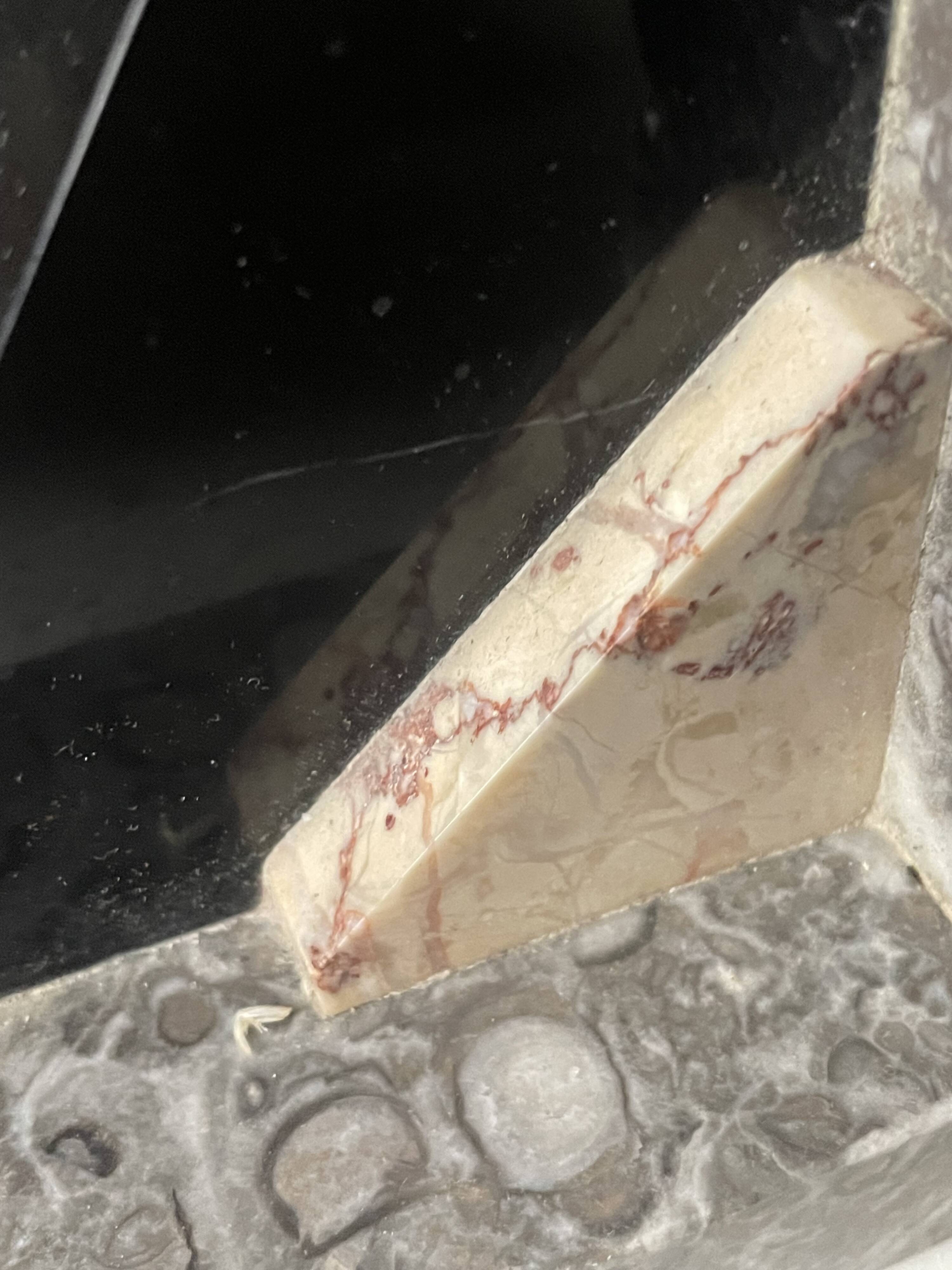 Pair of Art Deco marble and onyx bookends