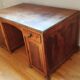 Art Deco oak desk - "orientalist"