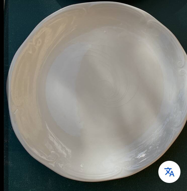 Sets of 2 presentation dishes Digoin Sarreguemines model Efel.