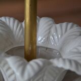 Vintage ceramic palm tree lamp base