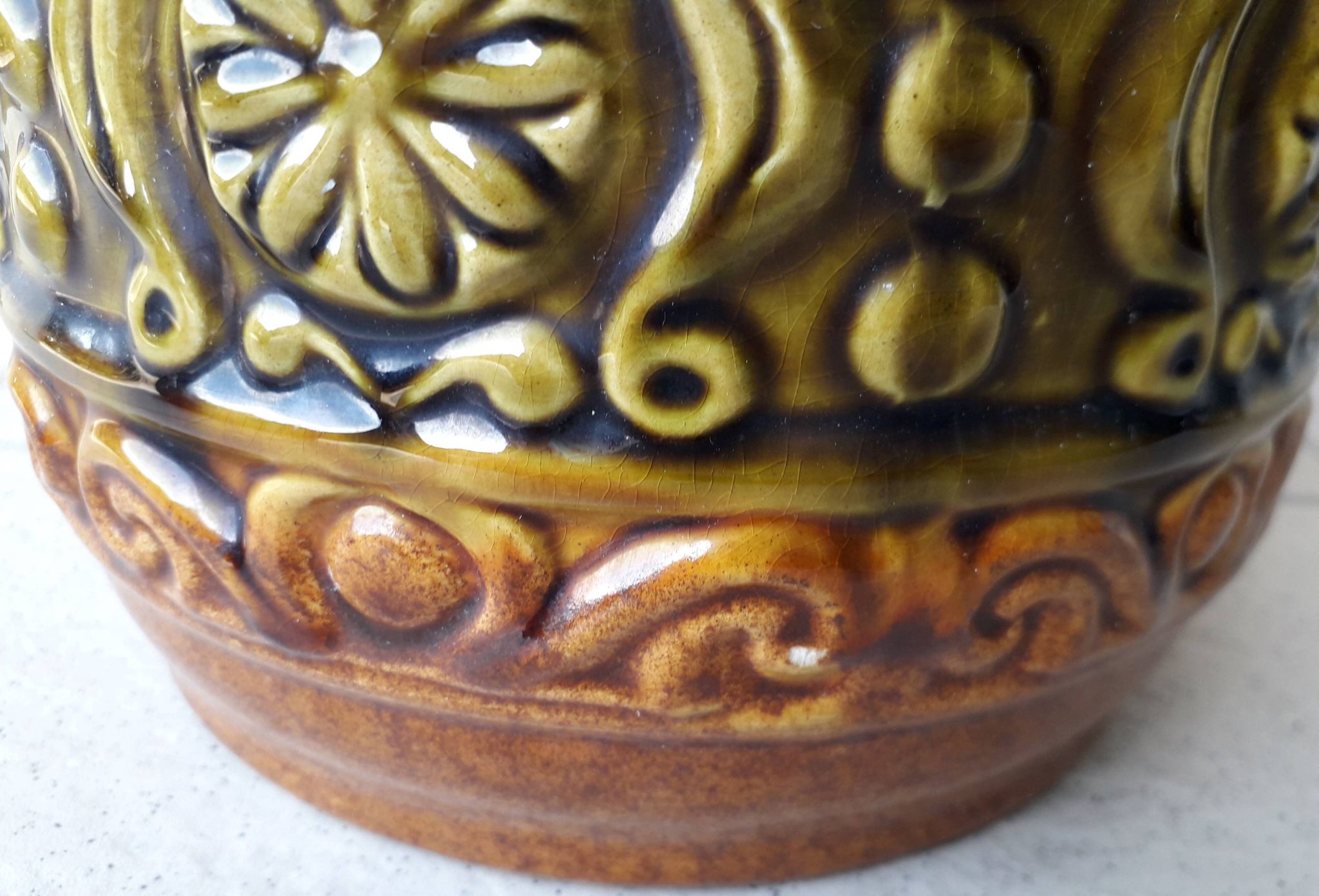 1970s ceramic vase