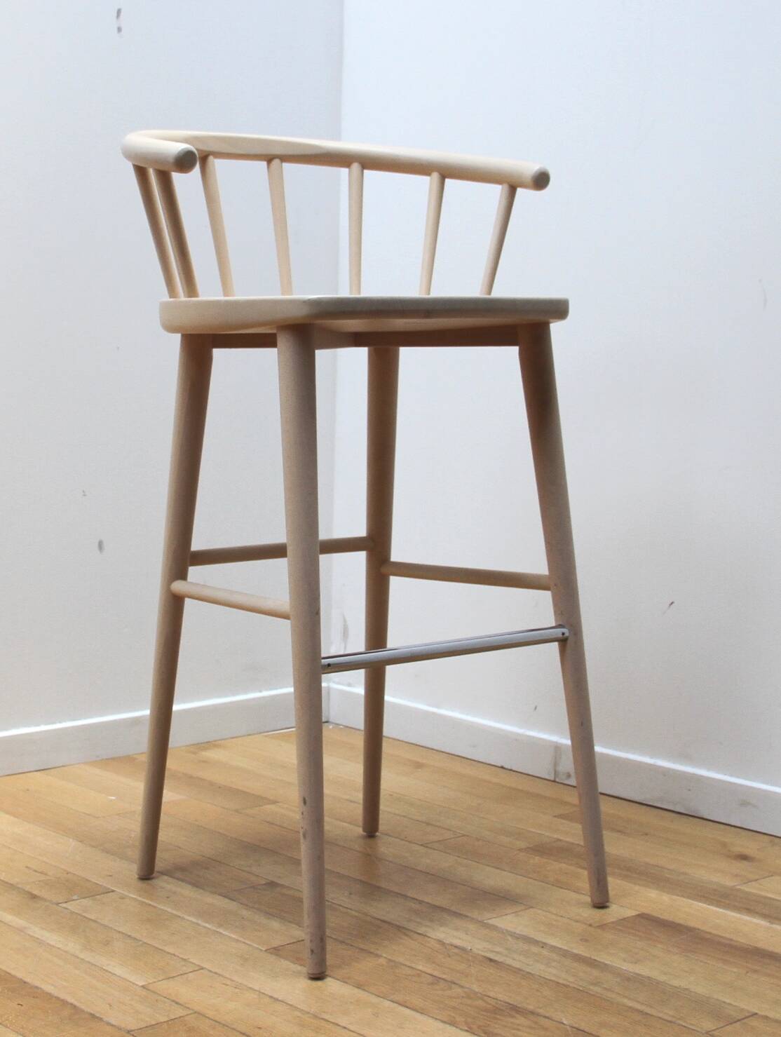 Wood 607 bar stool, Billiani
