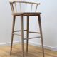 Wood 607 bar stool, Billiani