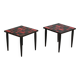 Side tables with mosaic top, Japan 1960s