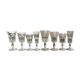 "Toi et moi" service in Baccarat crystal.